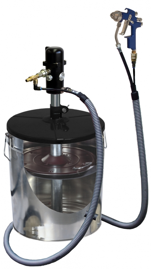 pneuMATO 55 - LubeJet, static<br>for 25 kg kegs, Inner-Ø 300-335 mm