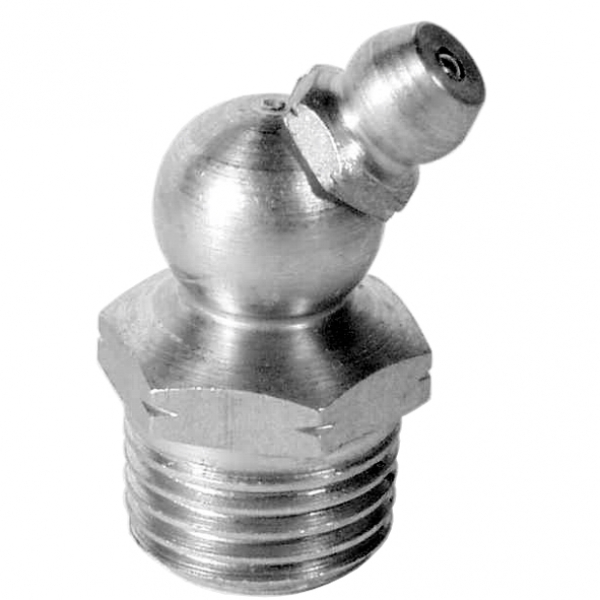 Stainless steel hydraulic grease nippels   DIN 71421B<br>H2 R1/4&quot; AF 14   MPQ 50