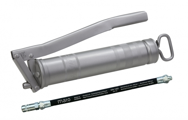 MATO All Steel Grease Gun E503<br>with hose RH-30C, thread 1/8&quot;