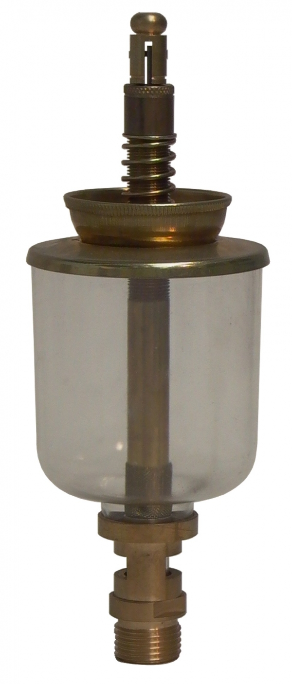 Drip Feed Lubricator &quot;Unikum&quot; Size 6 R1/2&quot;<br>315 ccm, reservoir diameter 80 mm