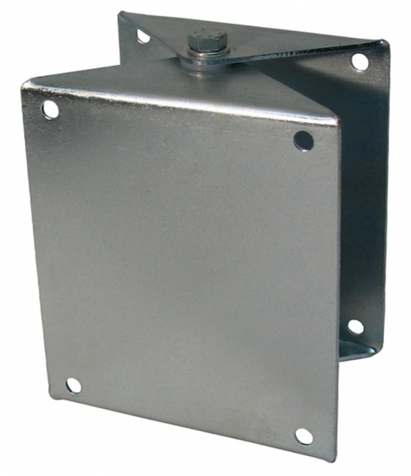 Wall bracket for open hose reels