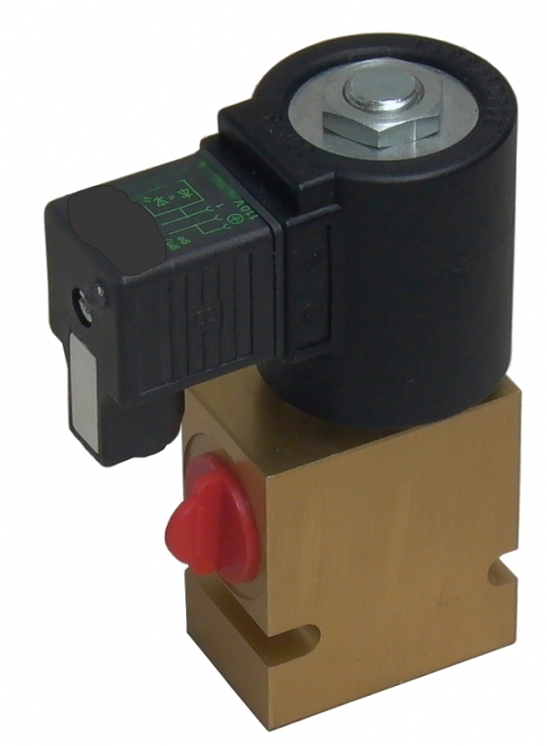 Solenoid valve 24V DC<br>for lubricating oils, diesel and light fuel oil