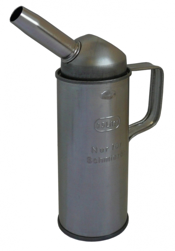 Tin plate oil measure &quot;graduated&quot;<br>Type FM-T   500   0,5 litre